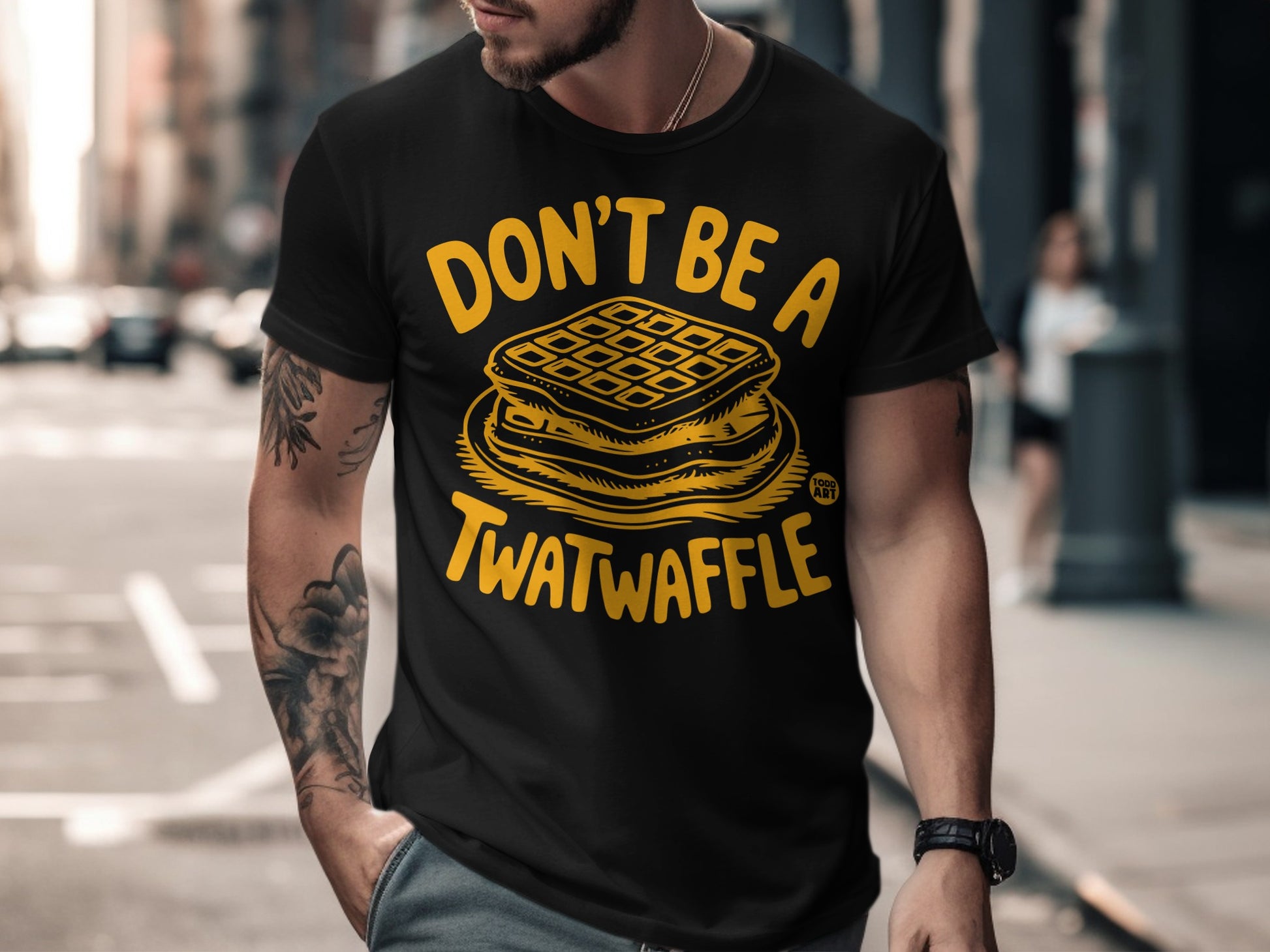 Don't Be A Twatwaffle Graphic T-Shirt for Sale