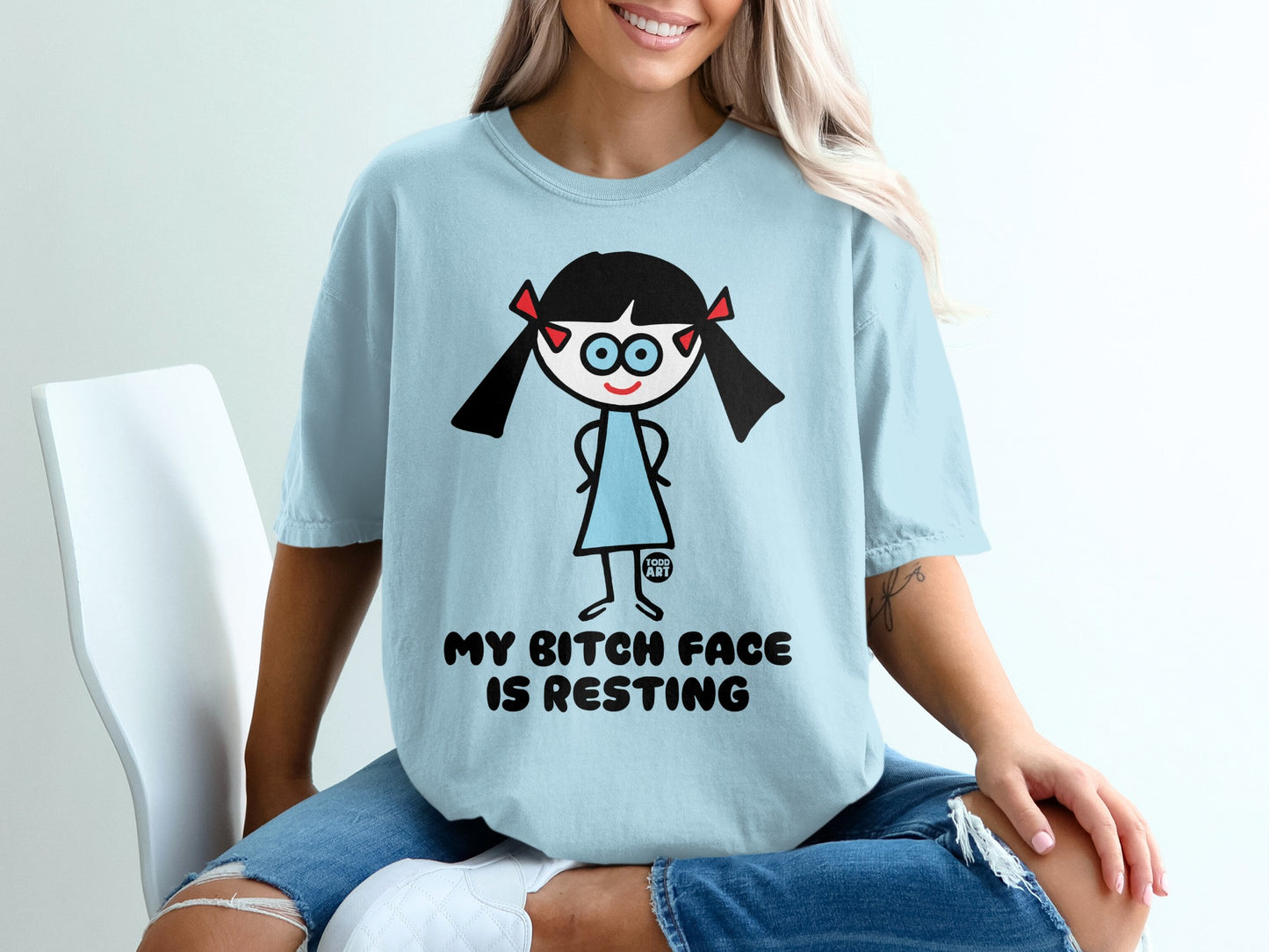 My Bitch Face Is Resting Graphic Tee Shirt