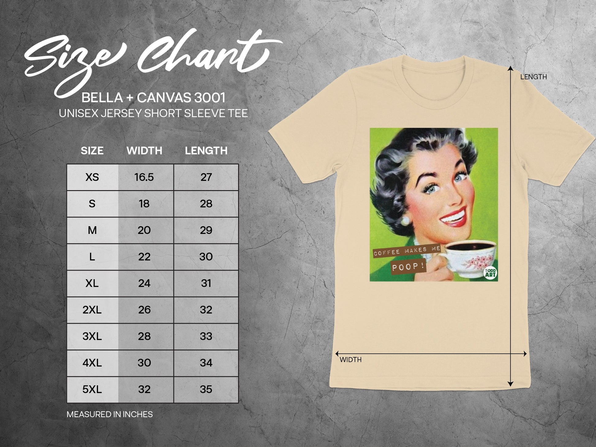 Retro Style Coffee Makes Me Poop Short Sleeve Tee