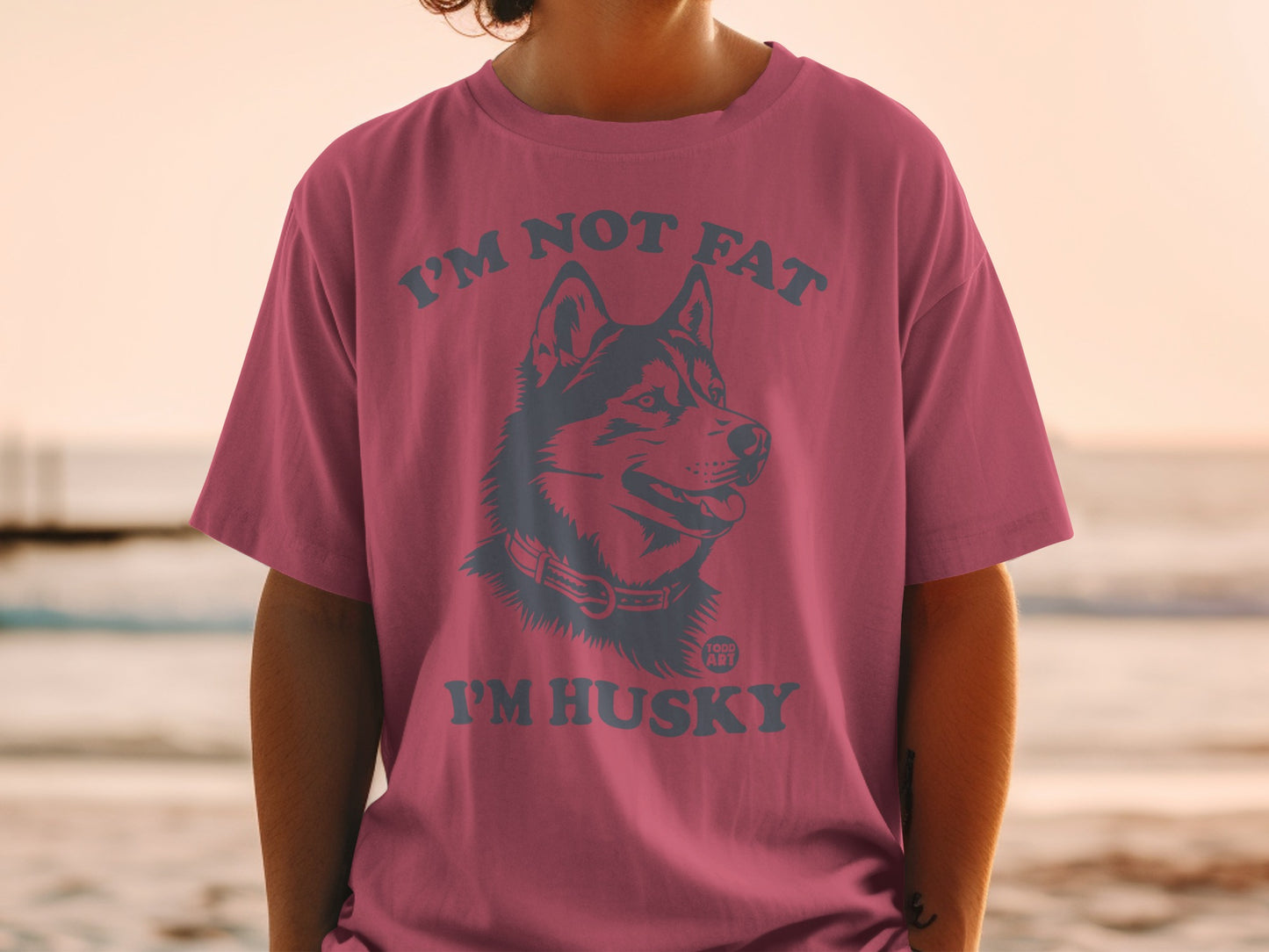 I'm Not Fat I'm Husky Graphic T-shirt