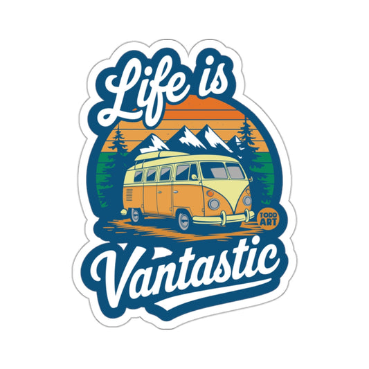 Life is Vantastic Van Mountains Sunset Adventure 