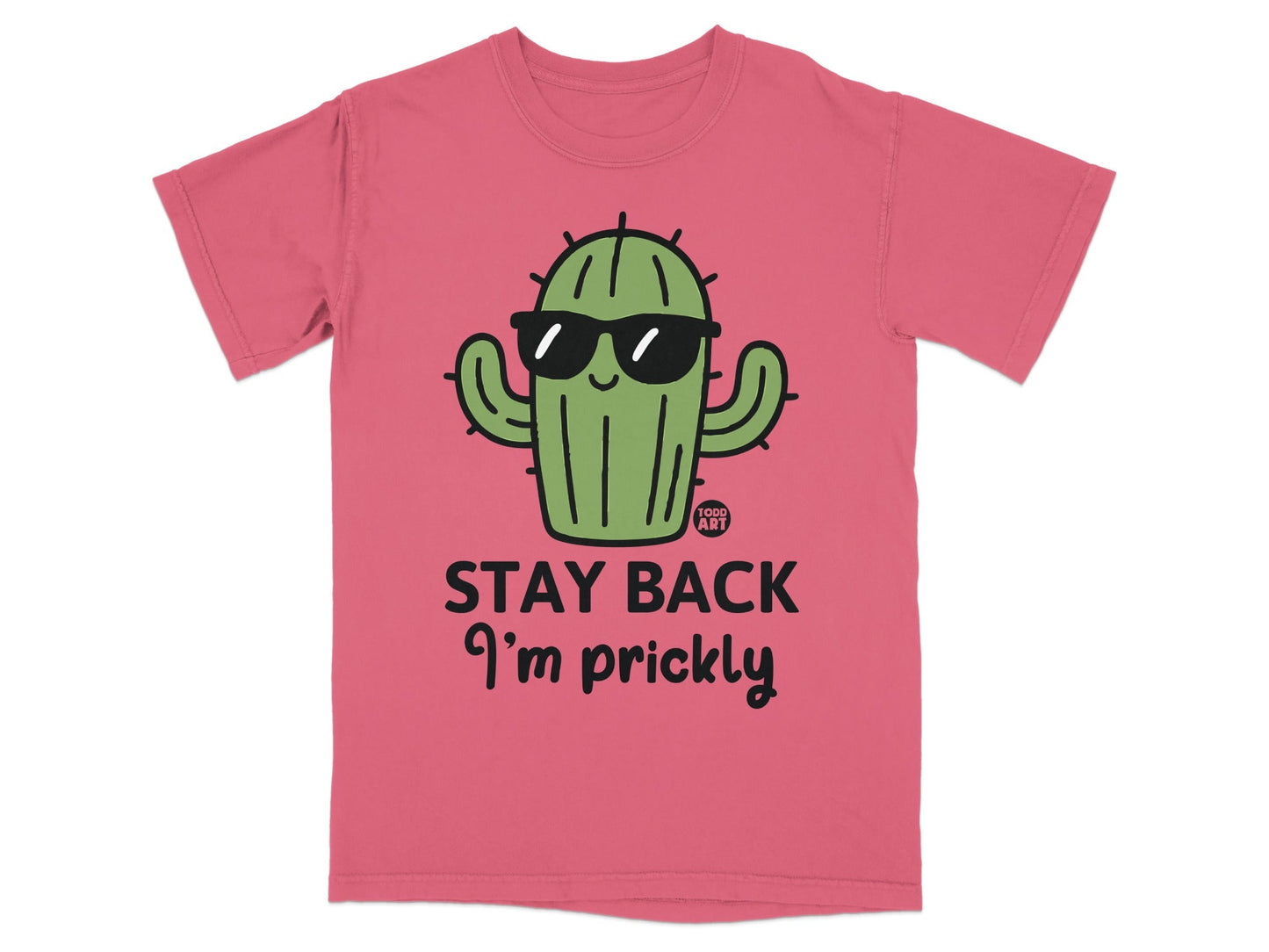 Stay Back I'm Prickly Cactus Graphic T-Shirt