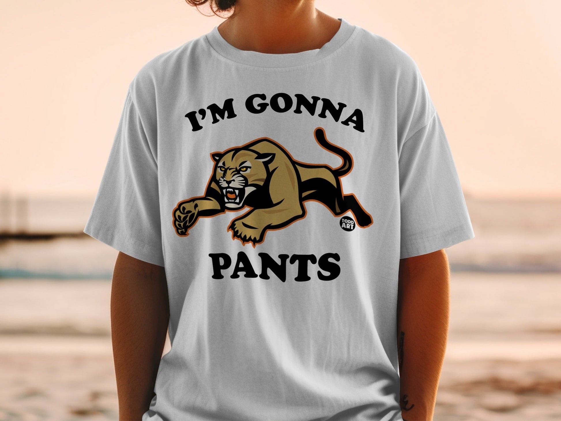 I'm Gonna Pants Design Panther Graphic Tee Shirt