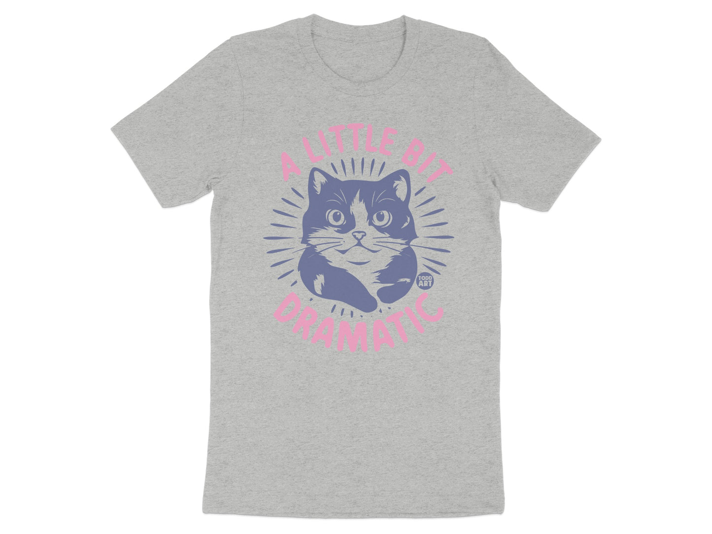 A Little Bit Dramatic Cat Graphic T-Shirt Product
