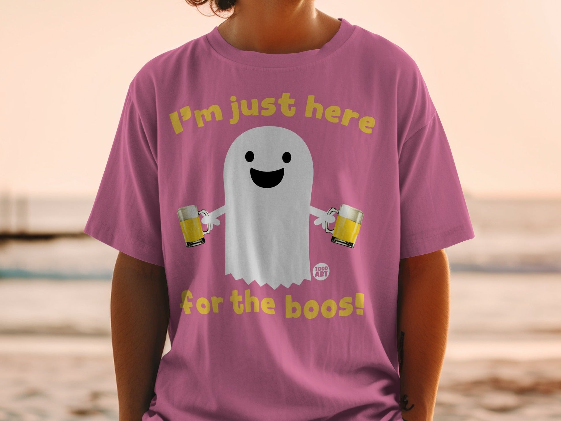 I'm Just Here for the Boos Ghost T-Shirt