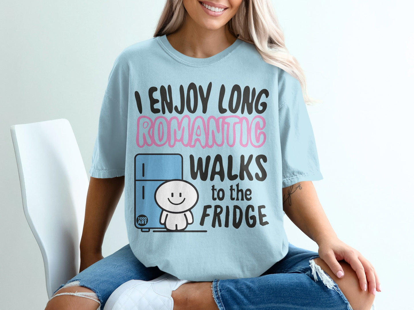 I Enjoy Long Romantic Walks to the Fridge product type