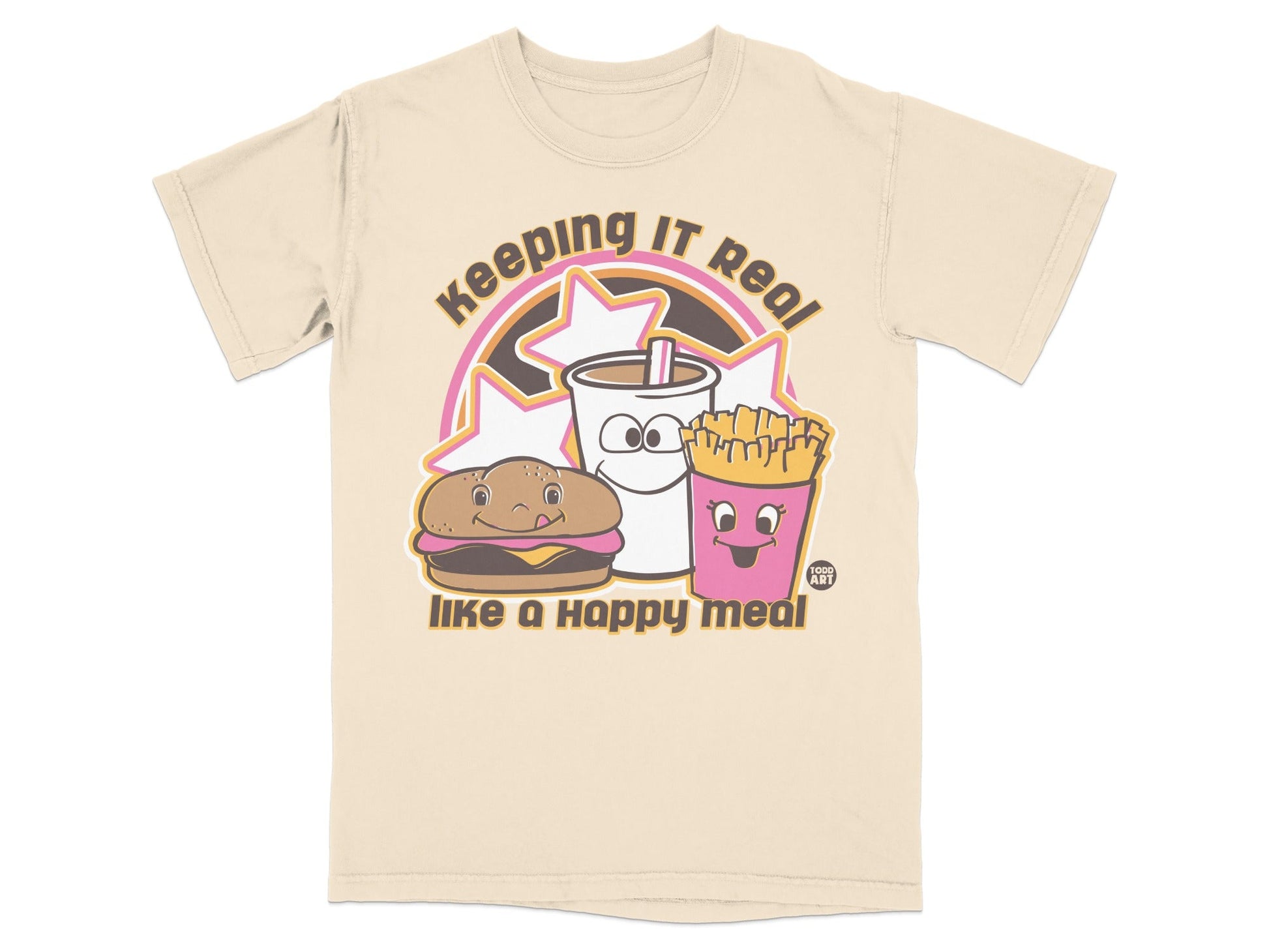 Keeping It Real Like a Happy Meal Graphic Tee