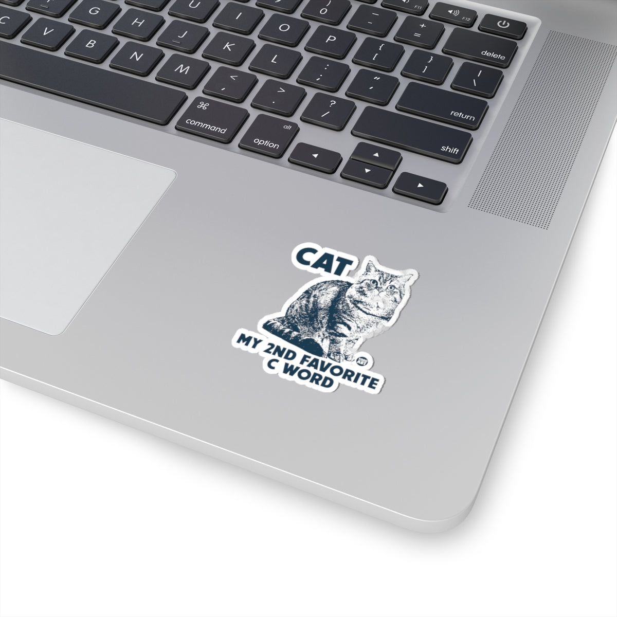 Cat My Second Favorite C Word Todd Art Sticker