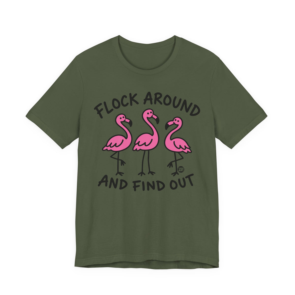 flock-around-flamingos