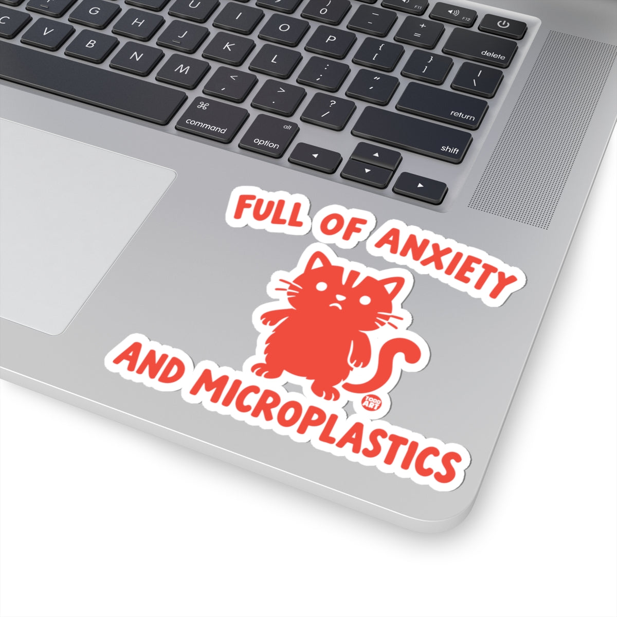 full of anxiety and microplastics