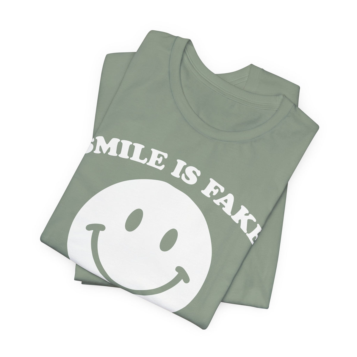 smile fake tits real