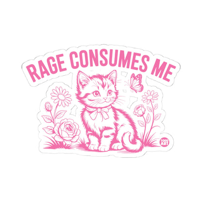 Rage Consumes MeTodd Art Sticker