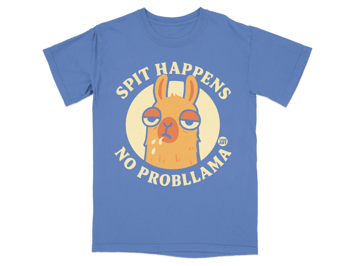 Spit Happens No Probllama Graphic T-Shirt
