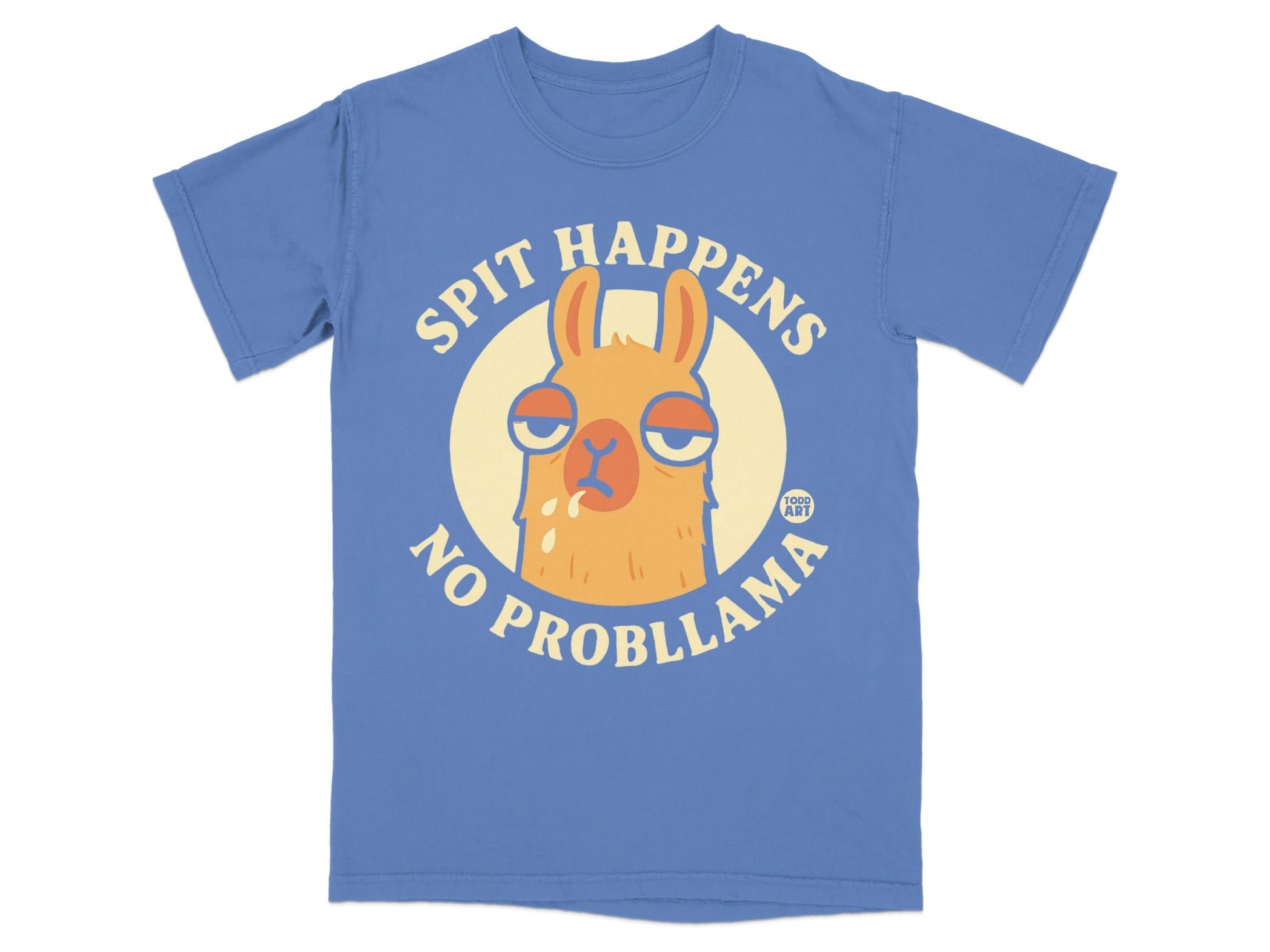 Spit Happens No Probllama Graphic T-Shirt
