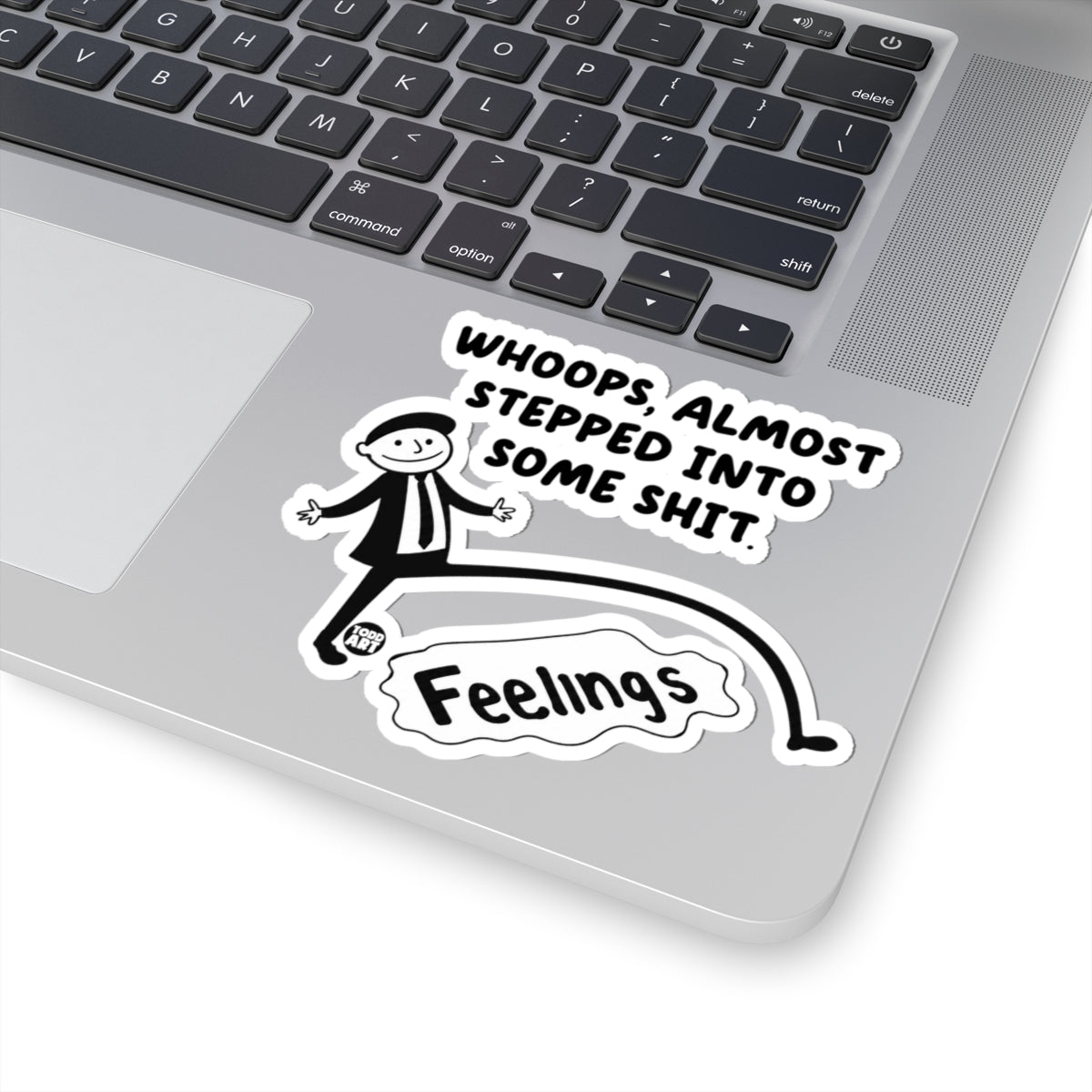 Whoops Todd Art Sticker