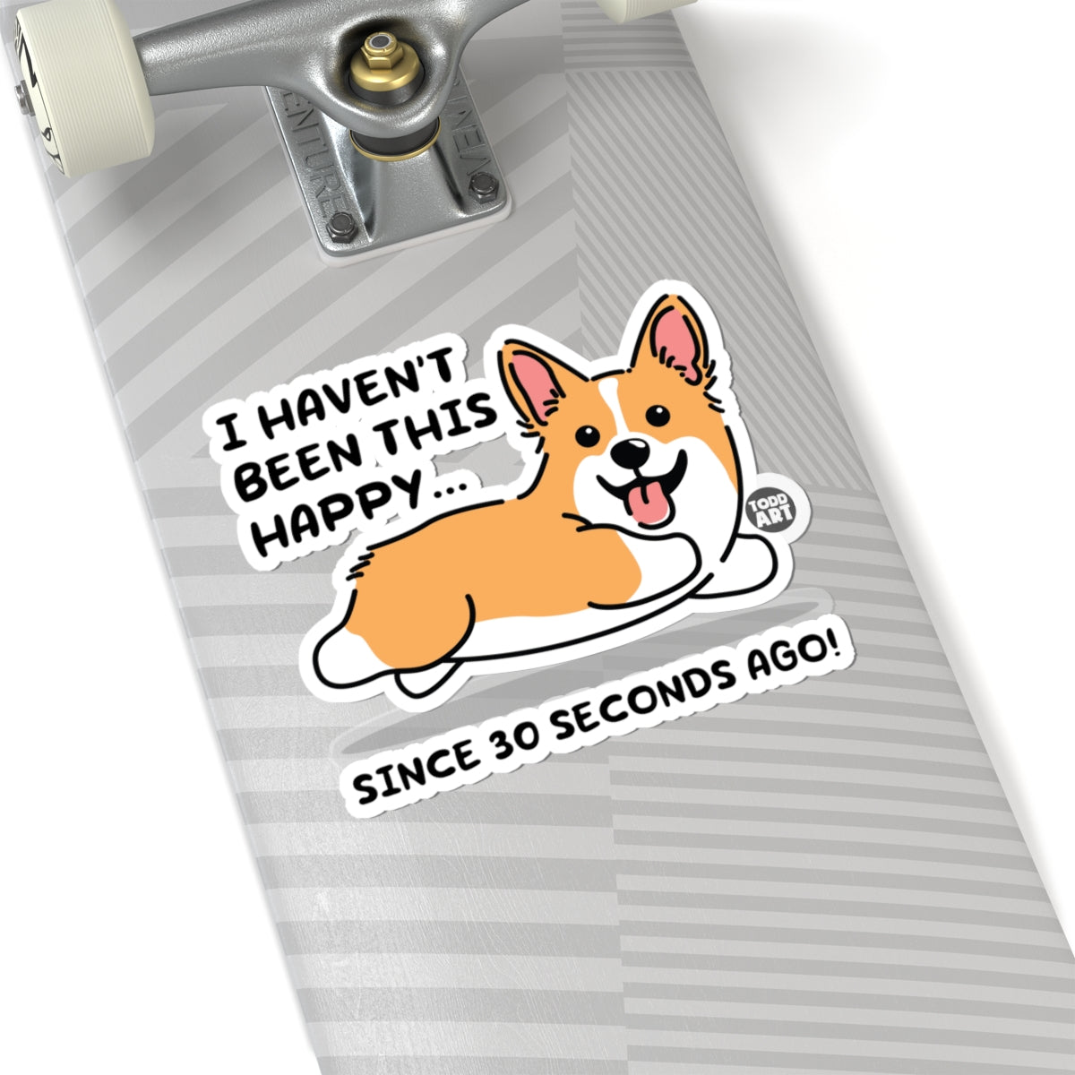 Perpetual HappinessTodd Art Sticker