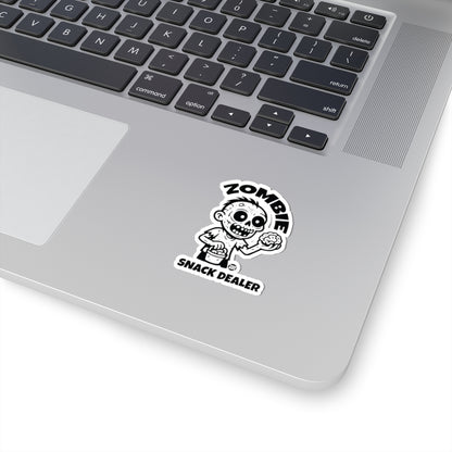 Zombie Snack DealerTodd Art Sticker