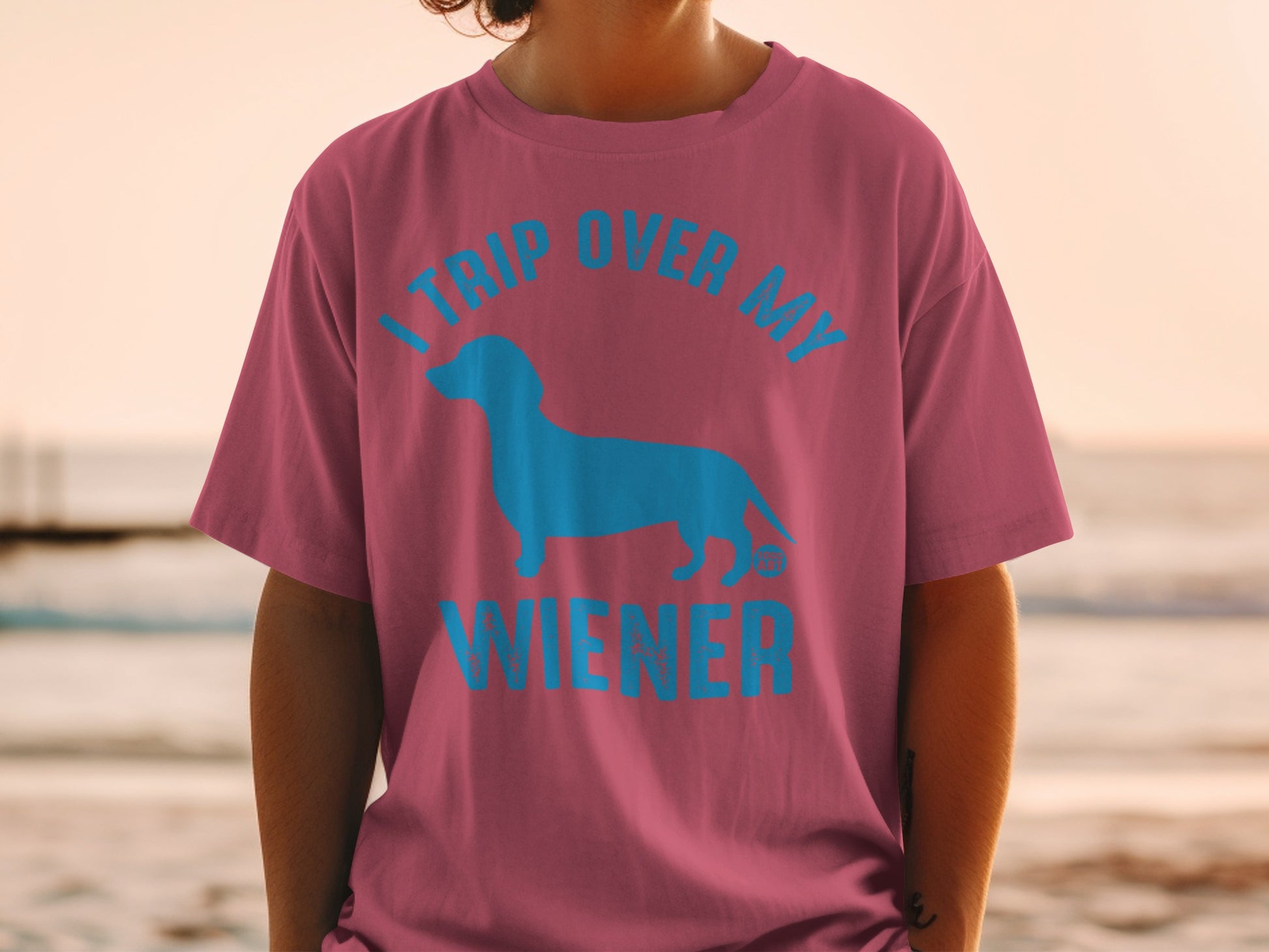 I Trip Over My Wiener Funny T-shirt