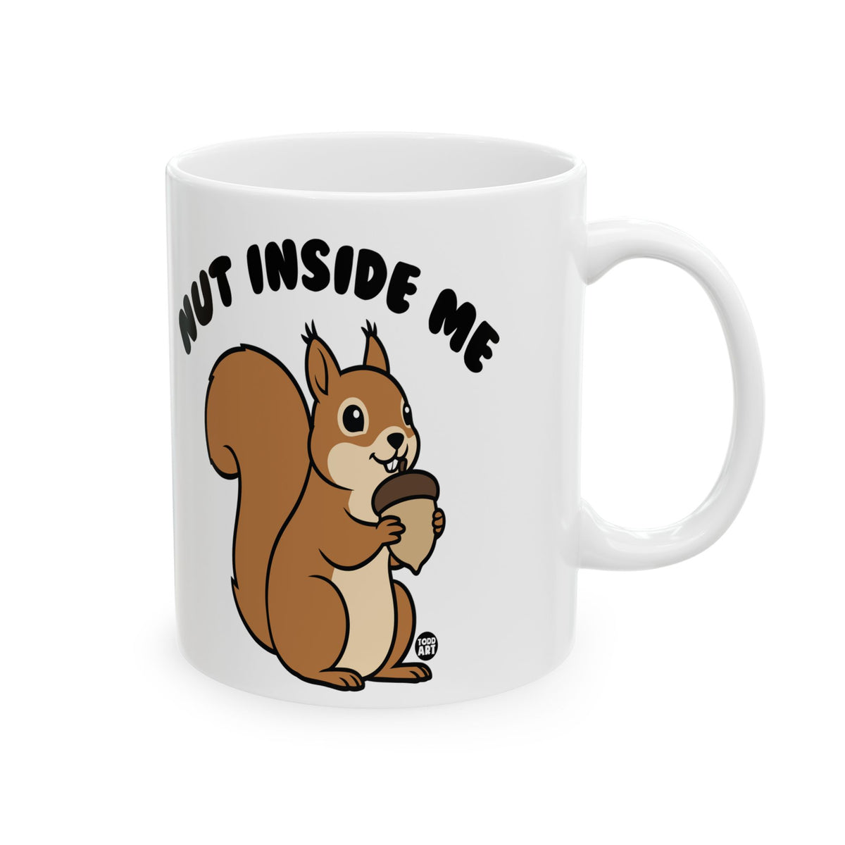 Squirrel Holding a Nut Todd Art Mug