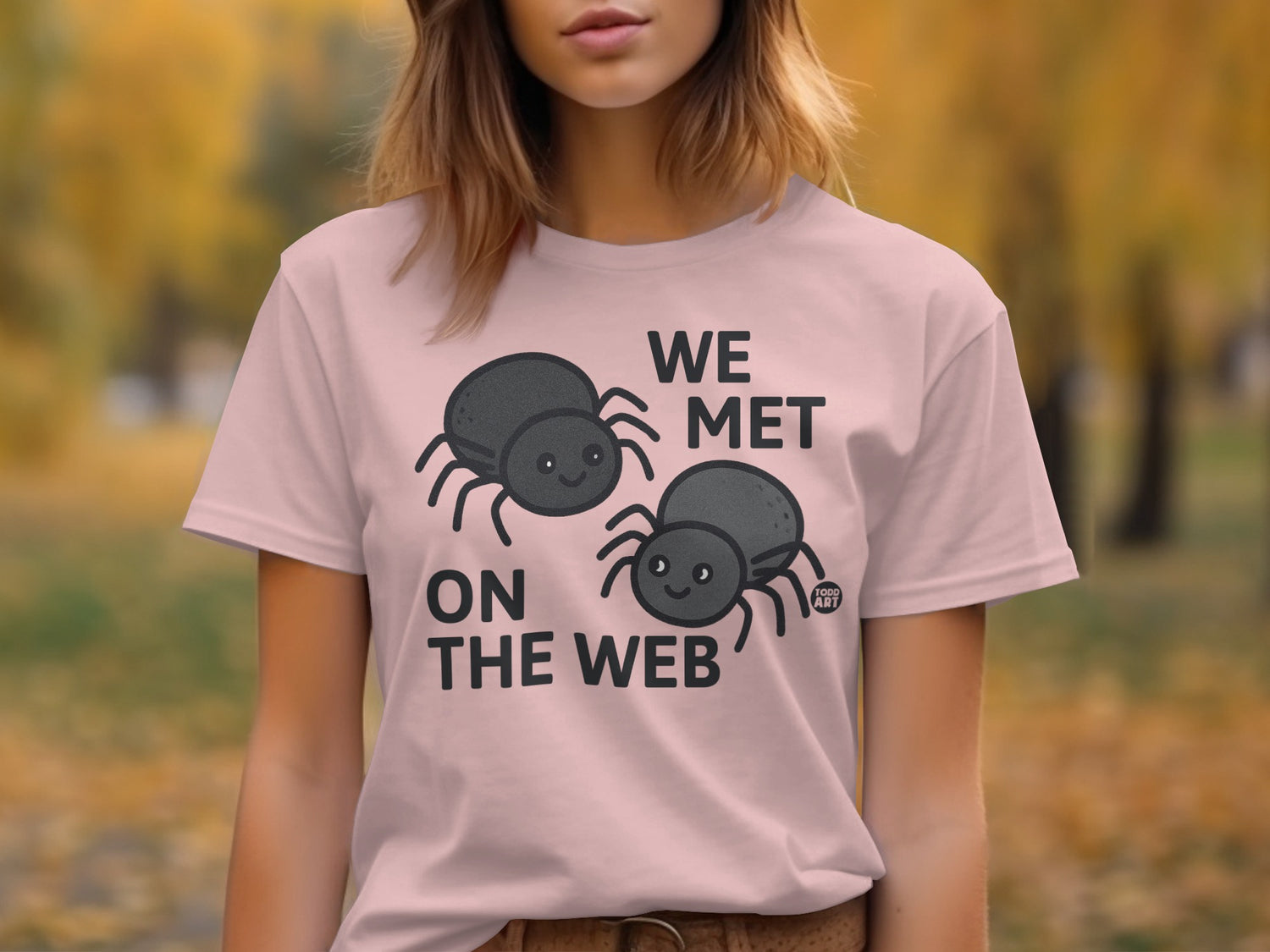 We Met On The Web Graphic T-shirt product type