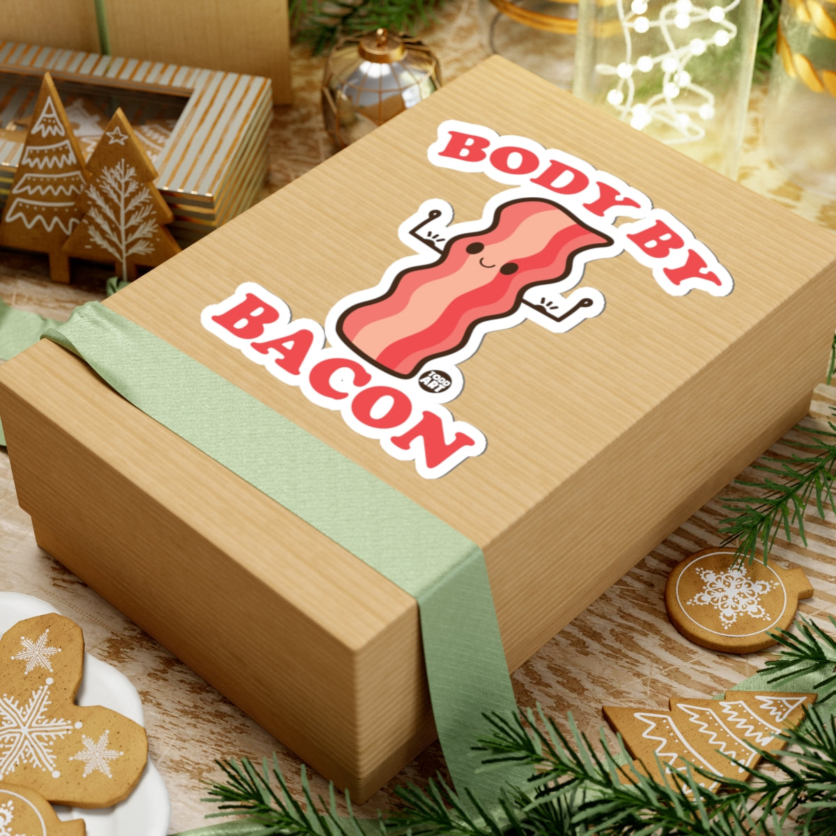 Bacon GainsTodd Art Sticker