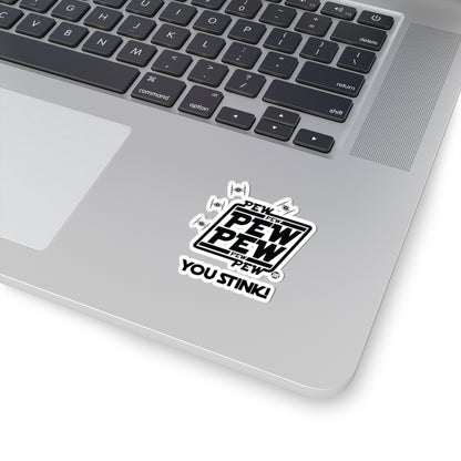 Pew Pew PewTodd Art Sticker