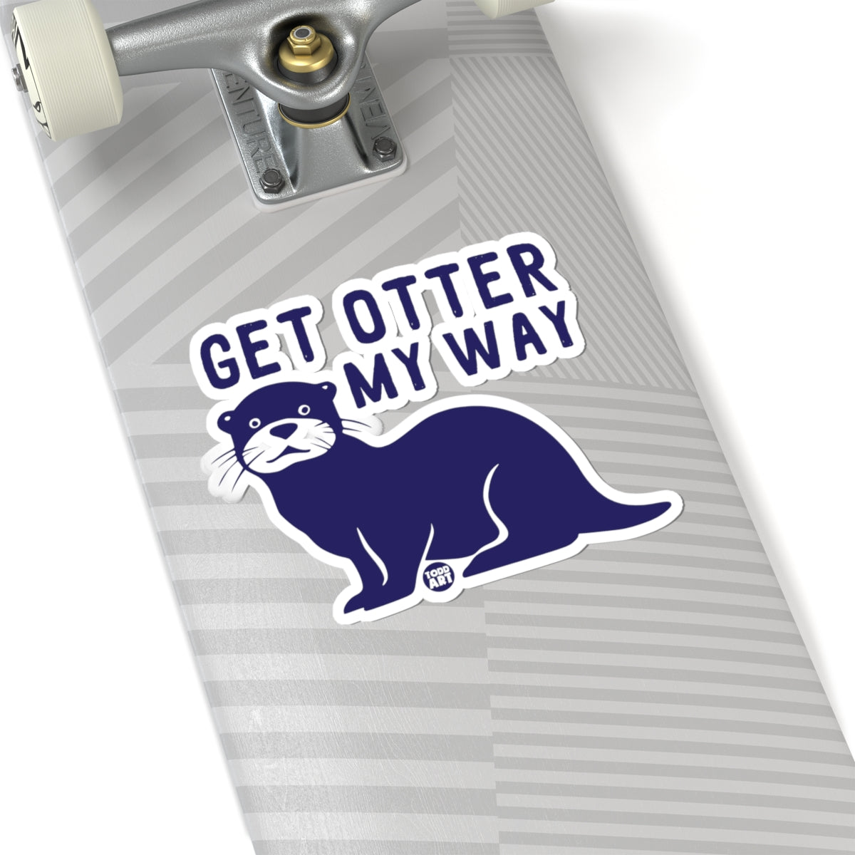 Otter AttitudeTodd Art Sticker