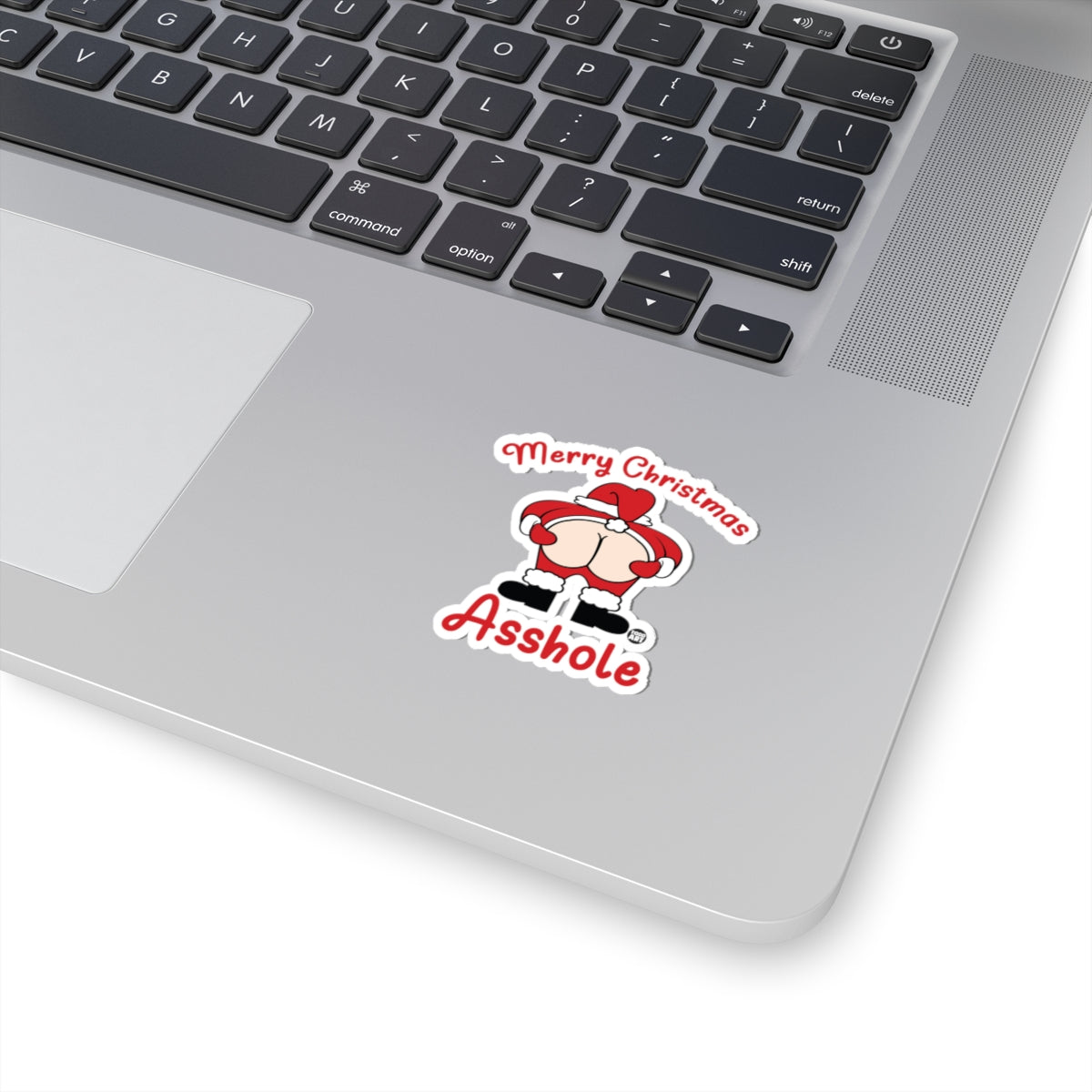 Festive Cheeky GreetingsTodd Art Sticker