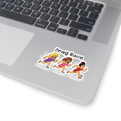 Drag RaceTodd Art Sticker