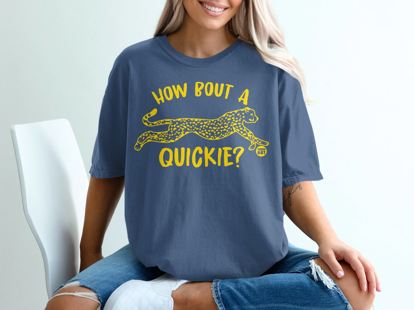 How Bout A Quickie Graphic T-Shirt Casual Wear