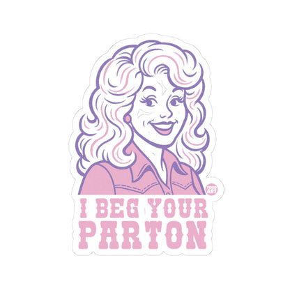 Excuse MeTodd Art Sticker