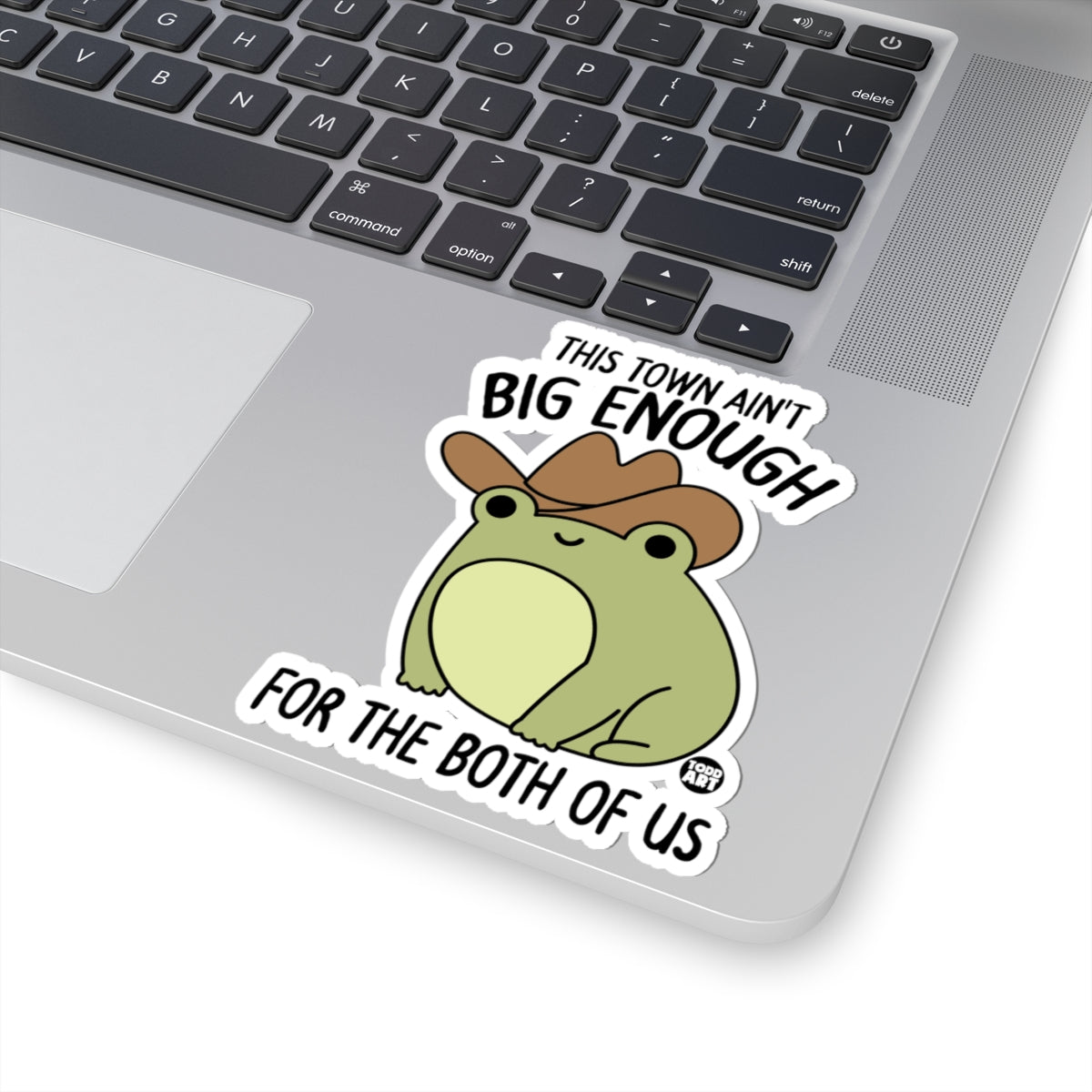 Cowboy Frog AdventureTodd Art Sticker