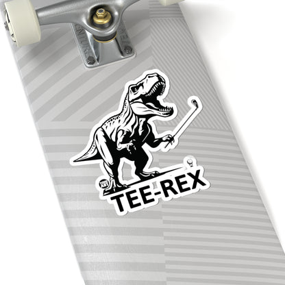 Tee-Rex GolfingTodd Art Sticker
