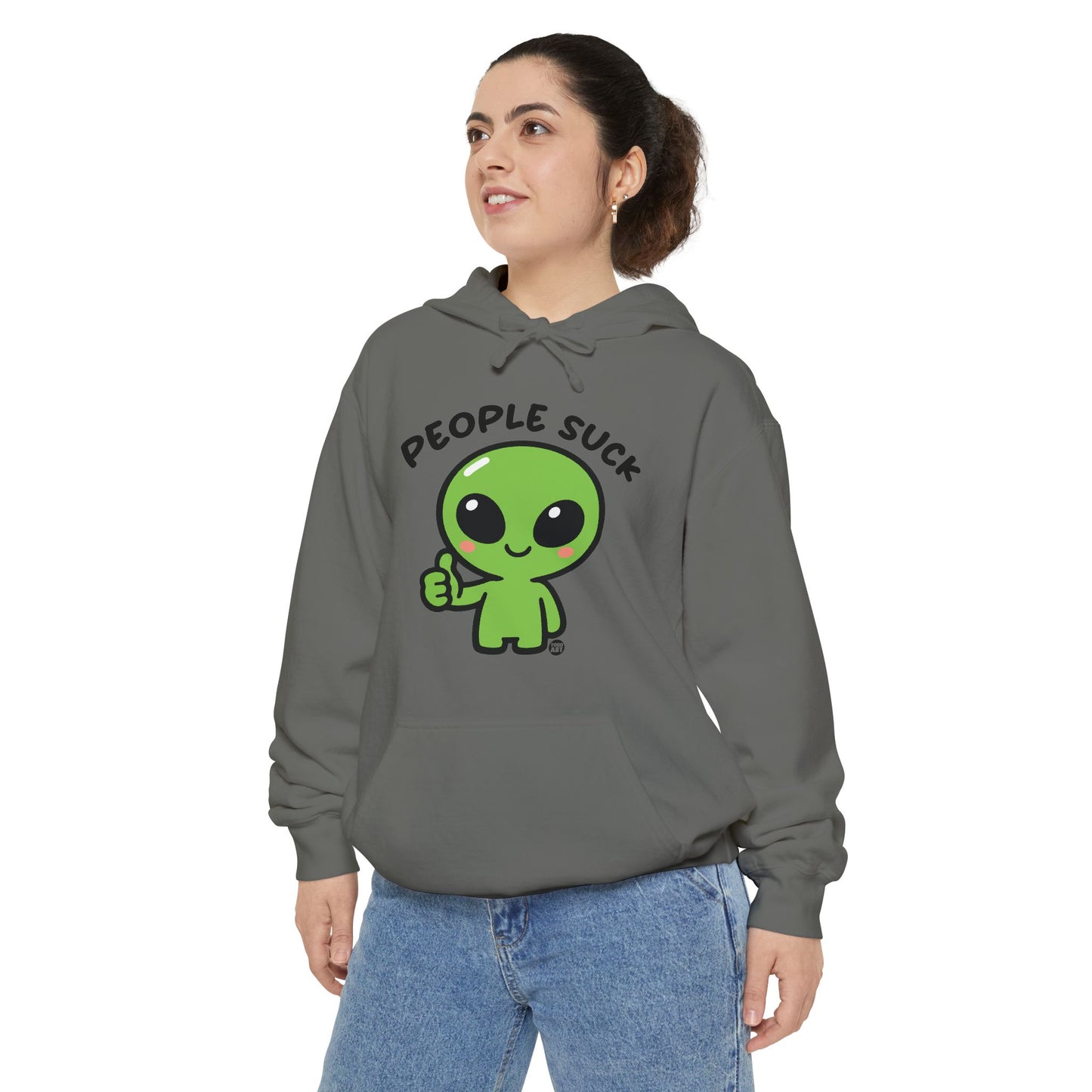 "People Suck"  Alien Hoodie