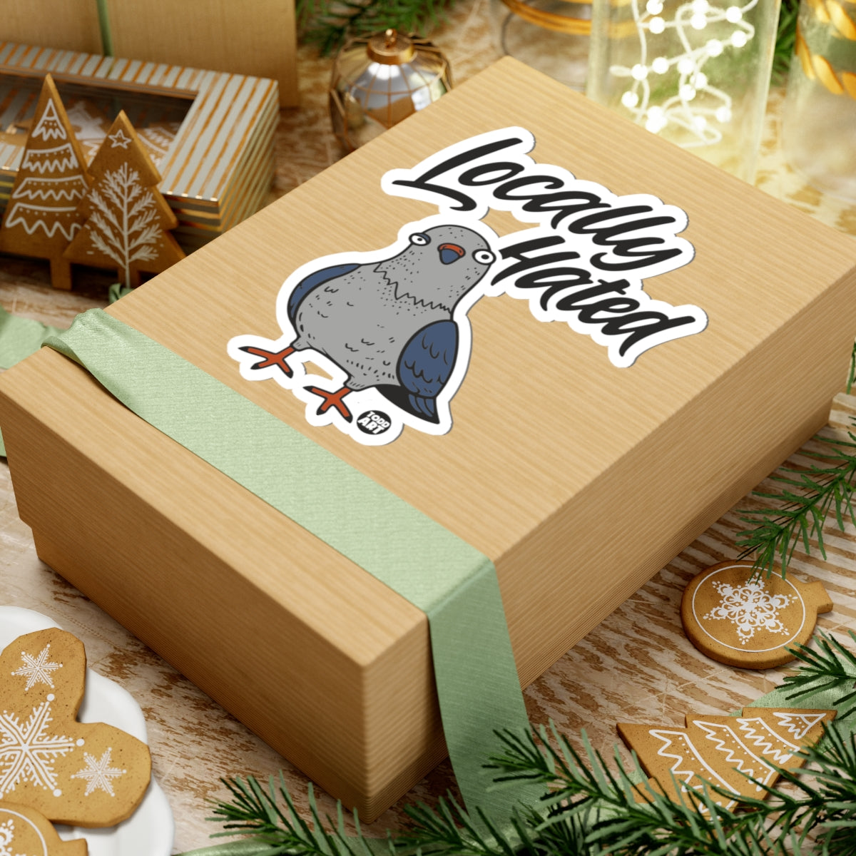 Locally HatedTodd Art Sticker