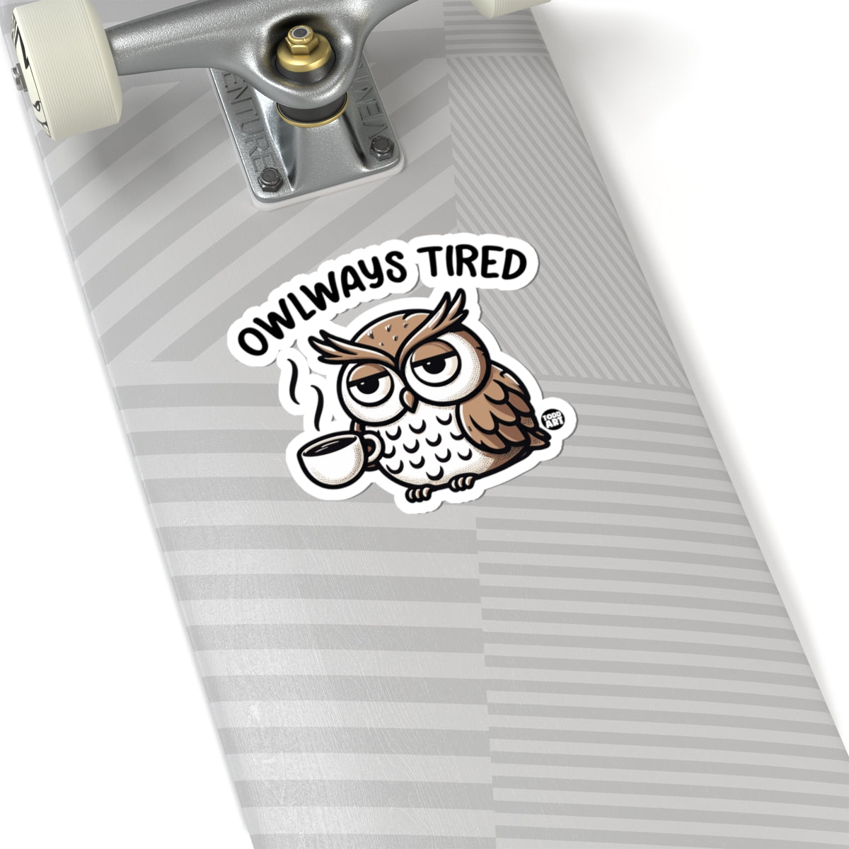 Owlways TiredTodd Art Sticker