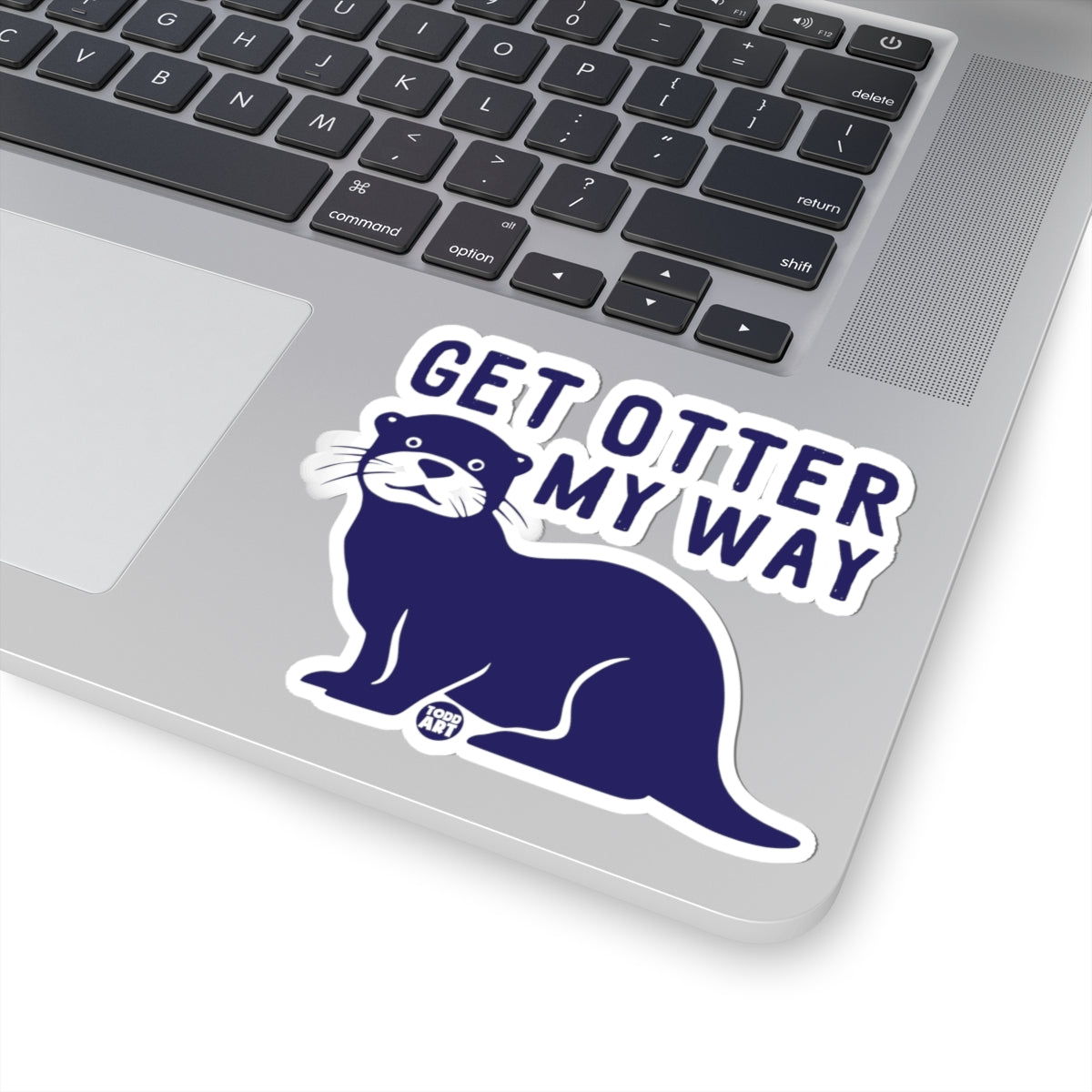Otter AttitudeTodd Art Sticker