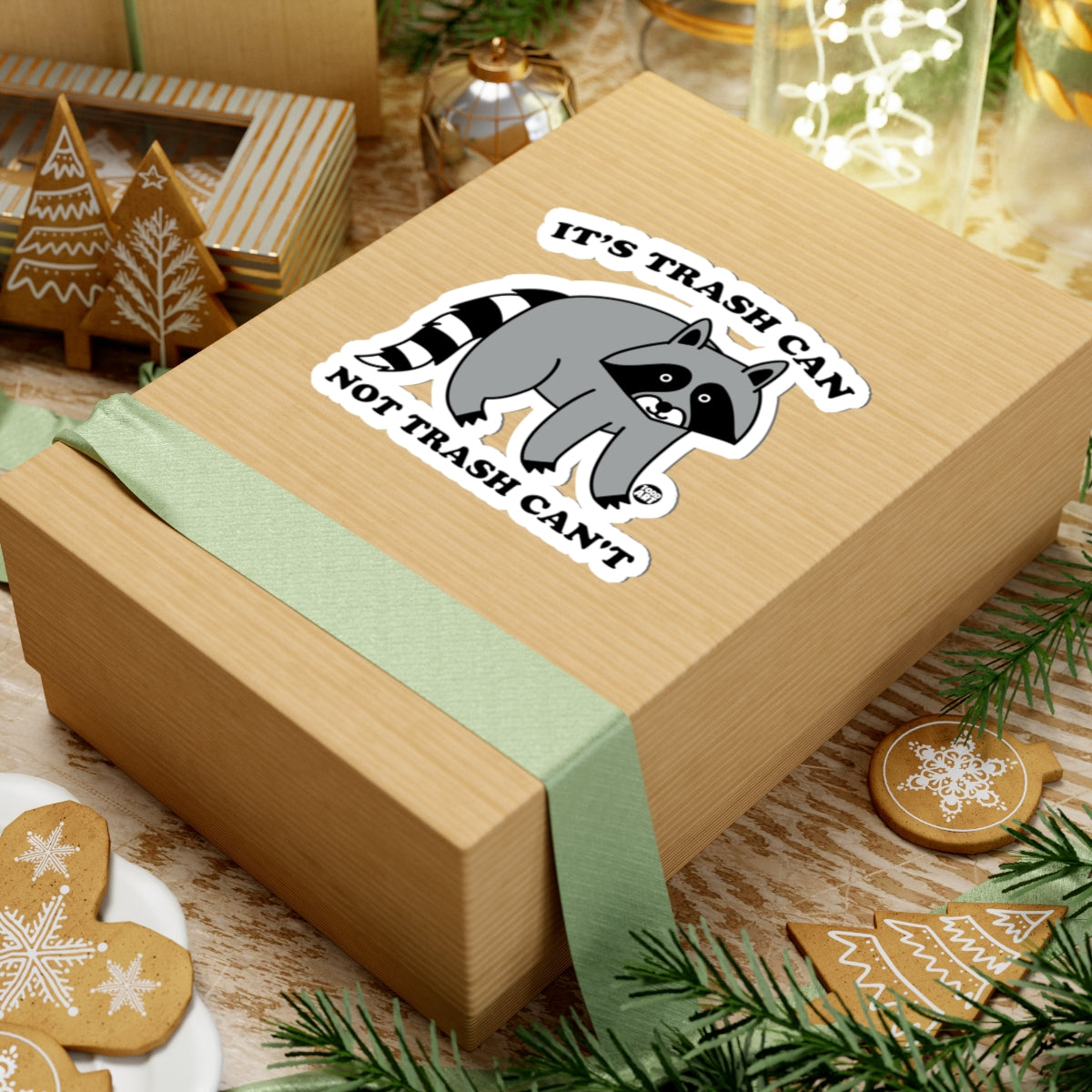 Raccoon Refuse ManagementTodd Art Sticker