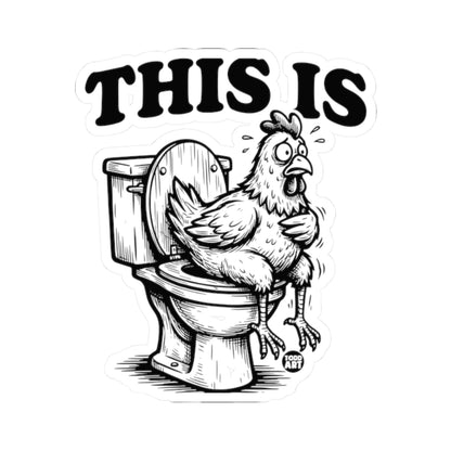 Toilet TroublesTodd Art Sticker