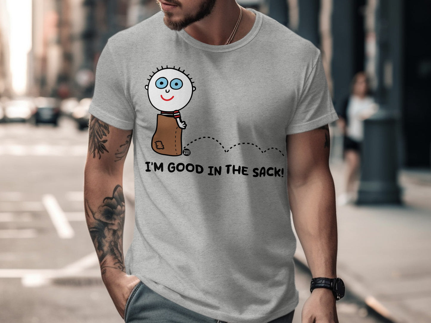 I'm Good In The Sack Funny Graphic T-Shirt