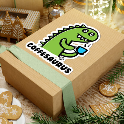 Coffesaurus Todd Art Sticker