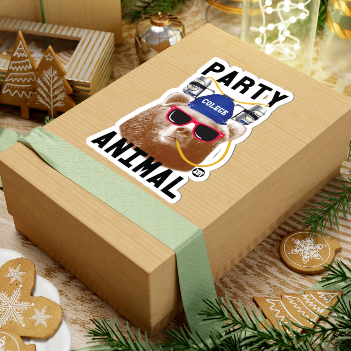 College Party BeastTodd Art Sticker