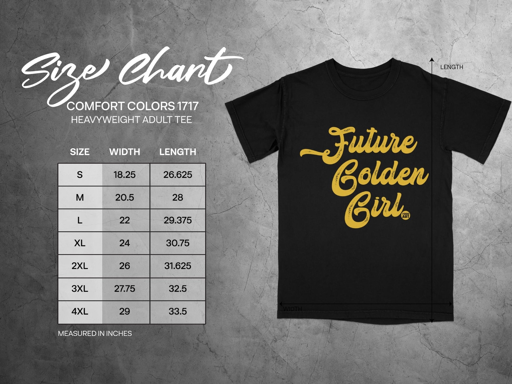 Future Golden Girl Heavyweight Adult Tee Product