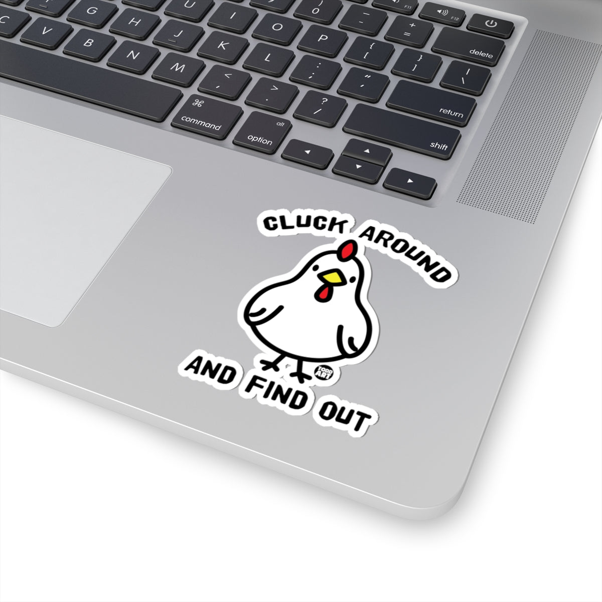 Lucky ChickenTodd Art Sticker