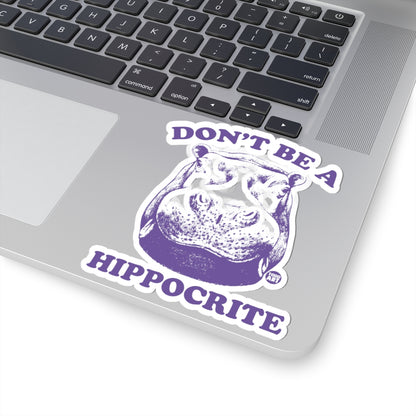 Hippocrite WarningTodd Art Sticker