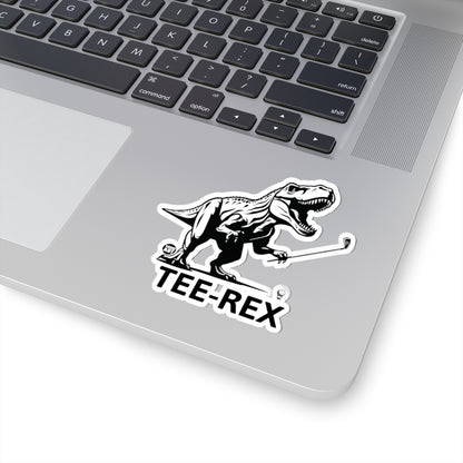Tee-Rex GolfingTodd Art Sticker