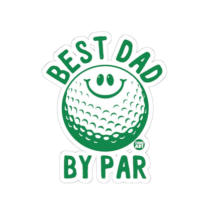 Golfing DadTodd Art Sticker