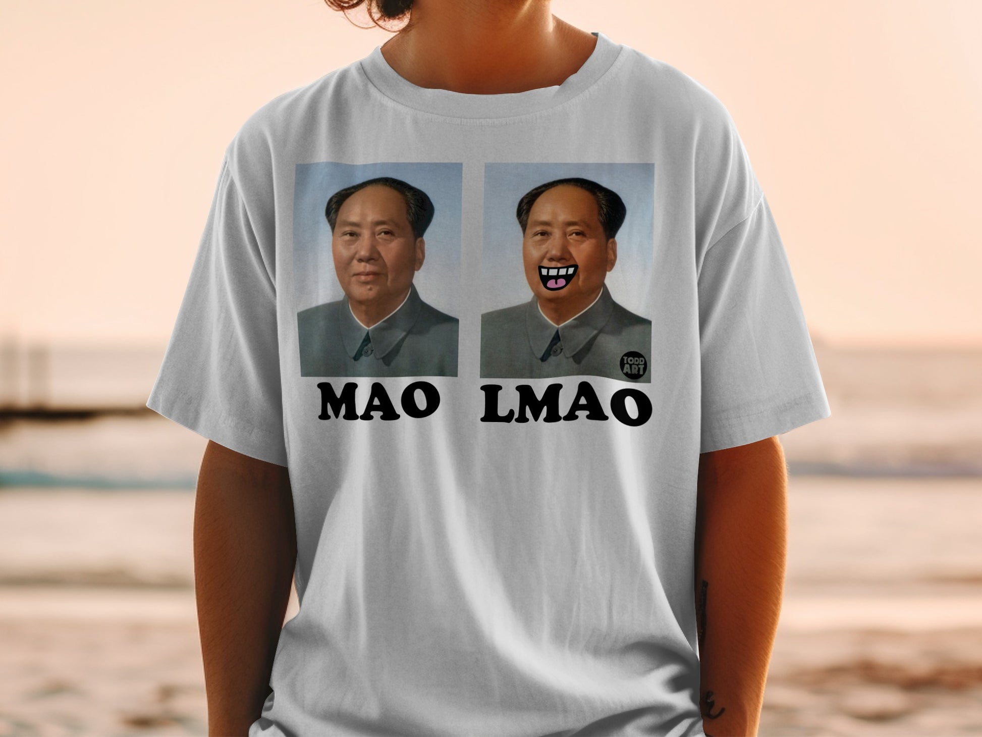 Hilarious MAO LMAO Todd Art Meme Graphic product type