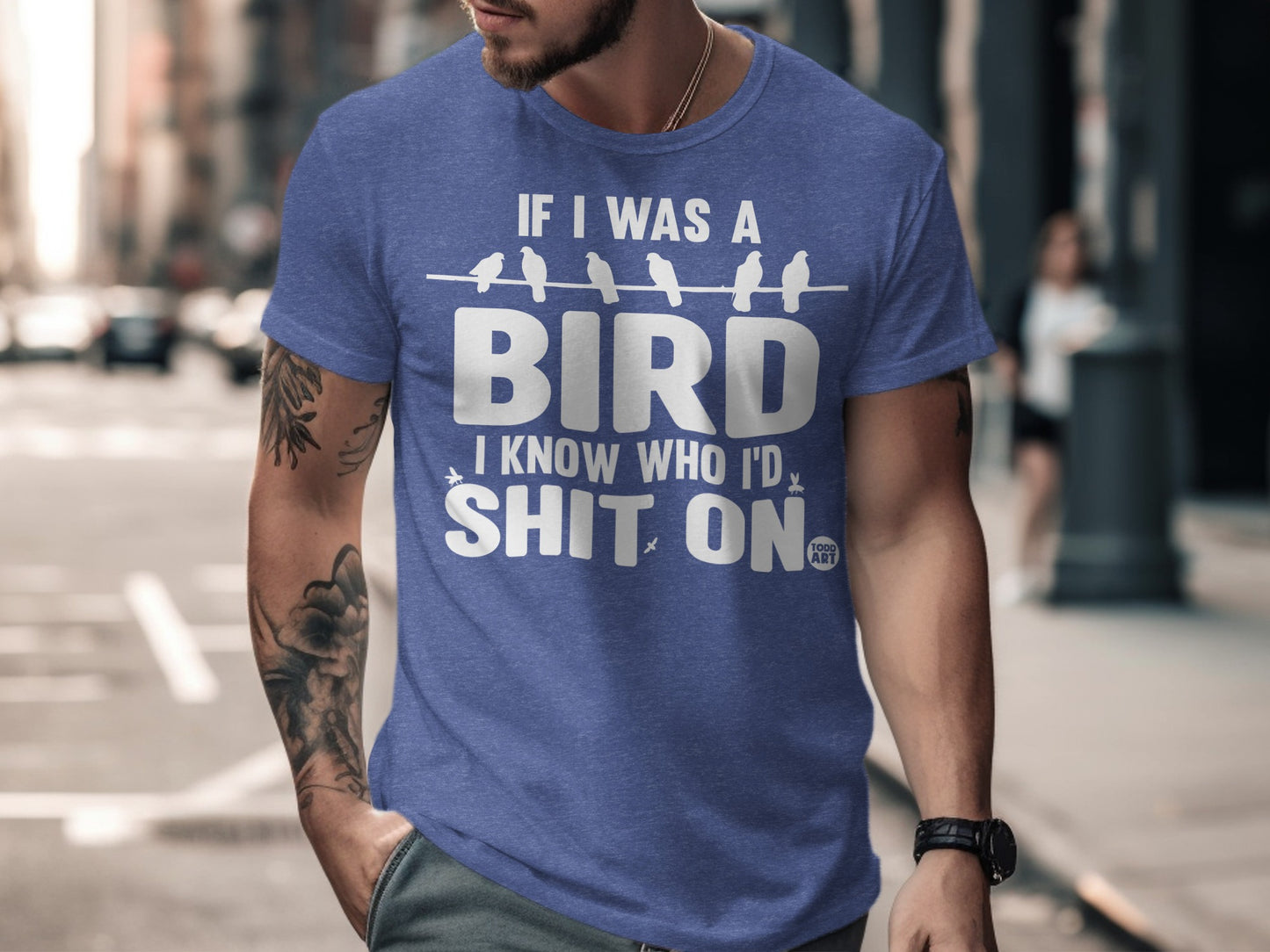 If I Was a Bird Funny Statement T-shirt