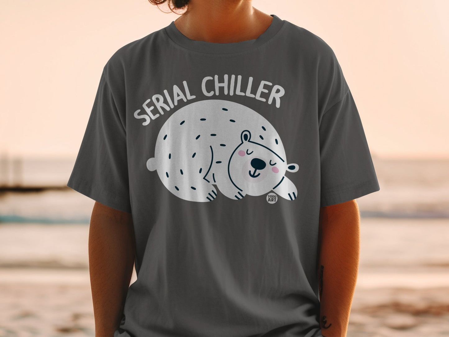 Serial Chiller Polar Bear Graphic T-Shirt